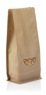 BoxBeutel kraftpapier - 110+80x270 mm